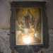 ...l dove sotto un arco  posta una delle numerose edicole votive che  possibile incontrare tra queste stradine.  stata restaurata da poco e raffigura la Madonna con Anime Purganti 